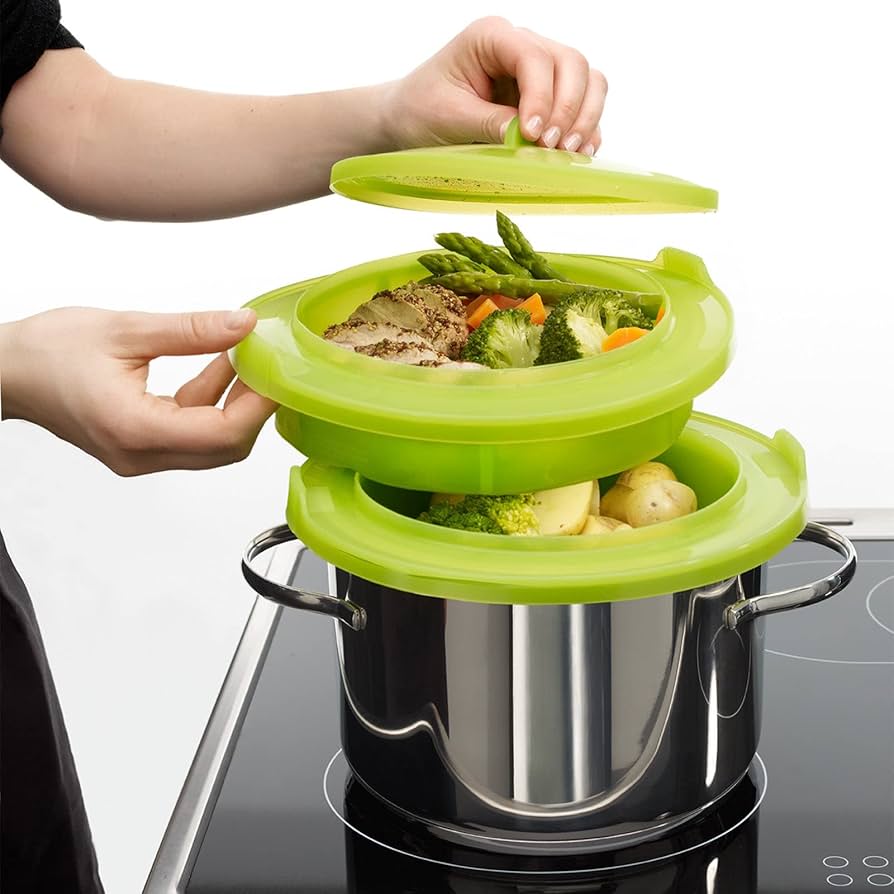 ルクエ スチーマー 2層同時調理 (蒸し料理専用) 62033 wgteh8f Amazon.co.jp : ルクエ スチーマー 2層同時調理 (蒸し料理専用
